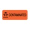 Nevs Label, Biohazard Contaminated 7/8" x 2-1/4" MLP-0008 - alternate 1